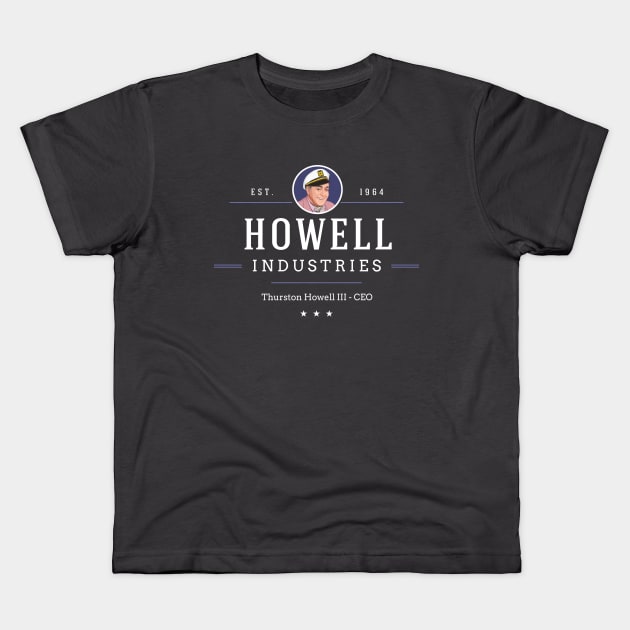 Howell Industries - Thurston Howell III CEO Kids T-Shirt by BodinStreet